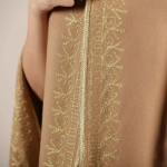 Picture of Sleeveless Light Brown Winter Bisht