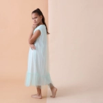 Picture of Tiffany Gergean Dress For Girls (With Name Embroidery)
