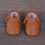 Picture of Camel Soft Leather Shoes For Babies (With Name Printing Option)