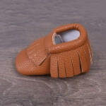 Picture of Camel Soft Leather Shoes For Babies (With Name Printing Option)