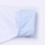 Picture of Special Dishdasha With Light Blue Line For Boys (With Name Embroidery)