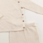 Picture of Beige Sweater Set For Kids (With Name Embroidery Option)