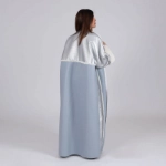 Picture of Blue And Silver Lining Furwa For Women (With Name Embroidery Option)