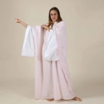 Picture of Lemonade Pink Kimono Arabic Font Dress For Women