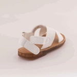 Picture of TIYA Saudi White Sandal Model E073 For Boys 6719-6720WHT