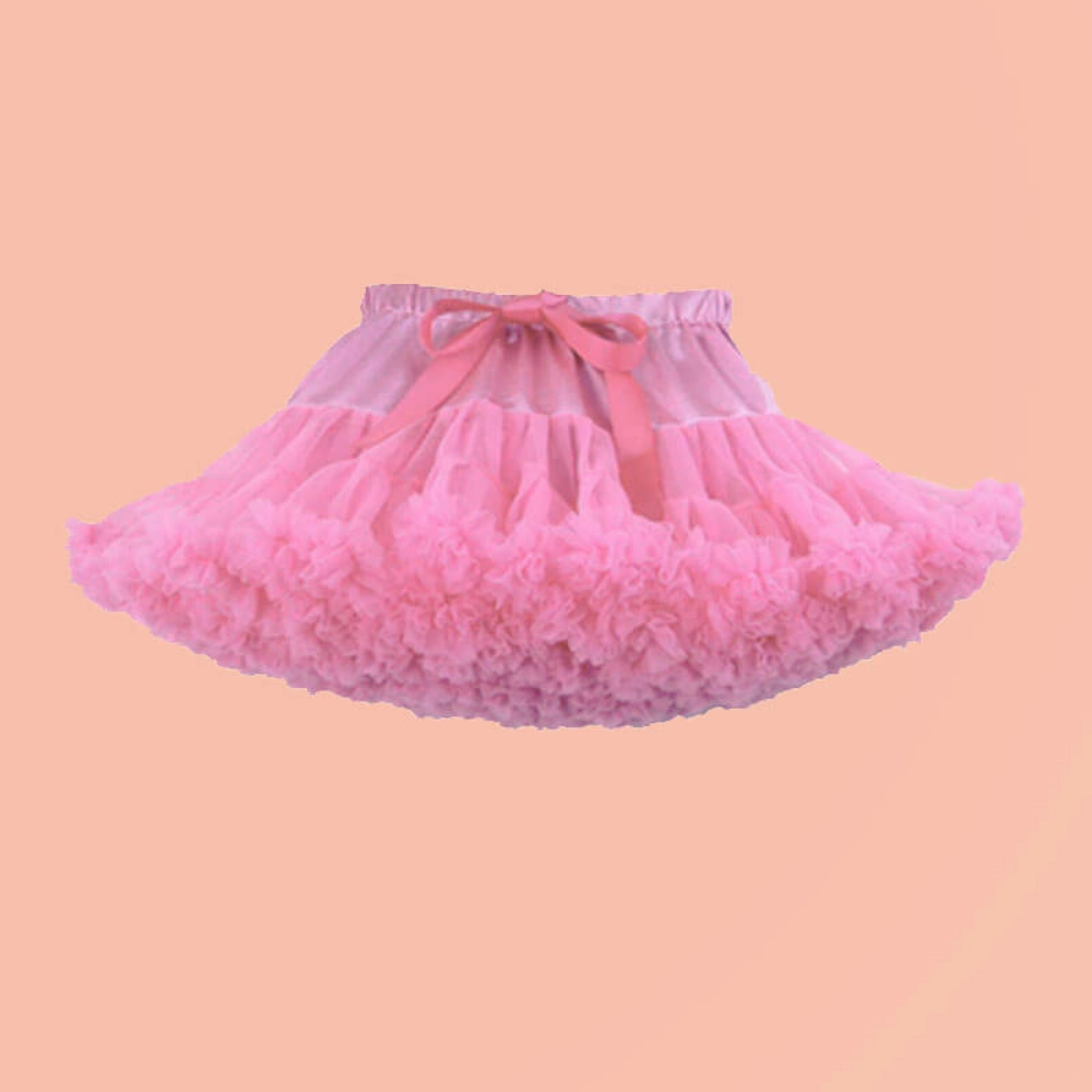 Picture of Pink Fluffy Skirt For Girls