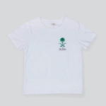 Picture of White T-Shirt Flag Design (With Name Embroidery)