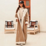 Picture of Desert Sand Winter Furwa Jacket For Women (With Name Embroidery)