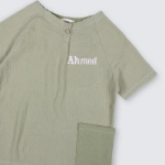 صورة بدلة TIYA الخضراء للصيف والوادي (مع خيار التطريز) SA1050GRE