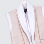 Picture of saudi Baby fur gilet, beige color (With Name Embroidery)