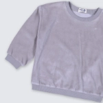 Picture of   TIYA Saudi Soft Casual Set For Kids grey (With Name Embroidery) 