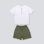 Picture of Saudi White And Green Set For Kids  (With Name Embroidery Option) 
