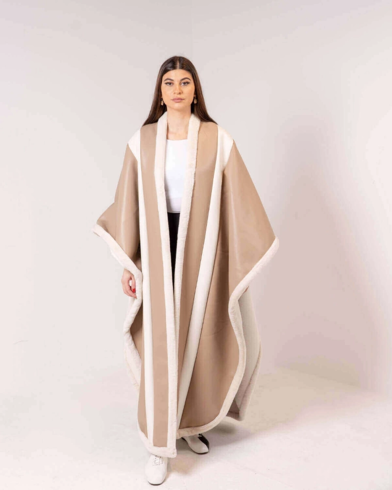 Picture of Saudi  Multi-Color Winter Furwa Sides Open For Women FW2022