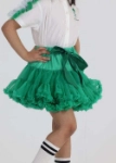 Picture of Green Fluffy Skirt For Girls
