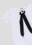 Picture of TIYA Saudi Dress With Ribbon For Girls (With Embroidery Option) SA1010