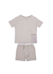 Picture of  Saudi Gray summer and valley suit (With Embroidery Option)