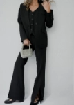Picture of 7370 Black Blazer For Women FW0-23