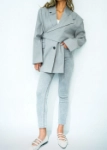 Picture of 7369 Grey Blazer For Women FW0-23