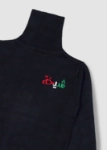 Picture of Saudi Black High-Neck  Sweater For Girls (With Name Embroidery Option)