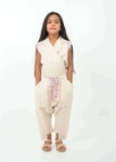 Picture of Pink Sherwal With Vest Ramadan Set For Girls (With Name Embroidery Option)
